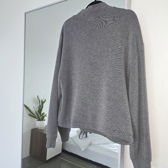 Varley DoubleSoft Betsy Sweat Pullover Sweatshirt Black Sz M - Picture 5 of 8